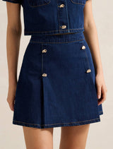 Elise Mini Denim Skirt Forever New