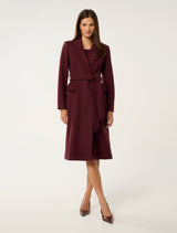 Kai Tailored Single Breasted Coat Shiraz Forever New