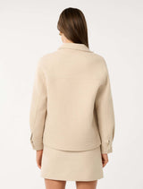 Kennedy Herringbone Jacket Forever New