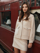 Kennedy Herringbone Jacket Forever New