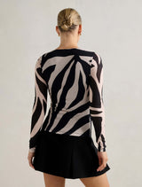 Raegan Ruched Mesh Top Forever New