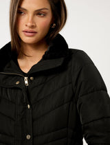 Gina Short Puffa Jacket Forever New