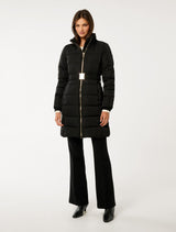 Sandra Long Puffer Coat Forever New