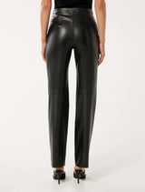 Bailee Vegan Leather Slim Pants Forever New