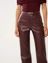 Bailee Vegan Leather Slim Pants Forever New
