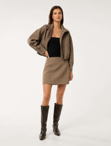 Kaia Check Mini Skirt Forever New