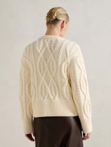 Audrina Cable Knit Sweater Forever New