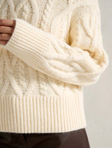 Audrina Cable Knit Sweater Forever New