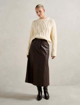 Audrina Cable Knit Sweater Forever New