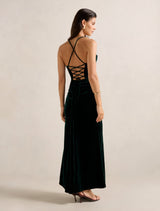 Bailey Velvet Strappy Maxi Dress Forever New