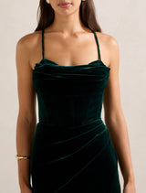 Bailey Velvet Strappy Maxi Dress Forever New