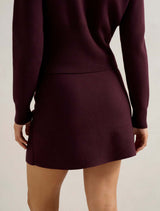 Ally Seam Detail Knitted Skirt Forever New