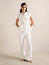 Carina Pleated Shirt Forever New