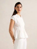 Carina Pleated Shirt Forever New
