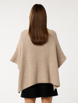 Nina Zip Up Poncho Forever New