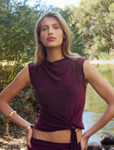 Jazelle Hardware Drape Detail Top Forever New