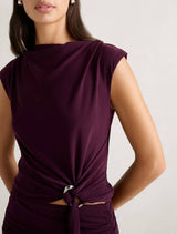 Jazelle Hardware Drape Detail Top Forever New