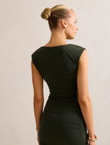 Jazelle Hardware Drape Detail Top Forever New