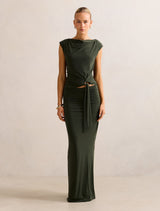 Jazelle Hardware Drape Detail Top Forever New