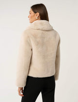 Jemima Short Fur Jacket Forever New