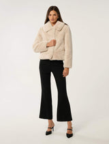 Jemima Short Fur Jacket Forever New