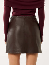 Addison Vegan Leather Mini Skirt Forever New