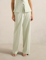 Veda Wide Leg Pants Peppermint Suit Forever New