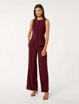 Toni High Neck Waistcoat Forever New