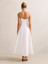 Felicia Structured Flower Midi Dress Forever New