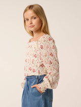 Raleigh Teen Square Neck Top Forever New