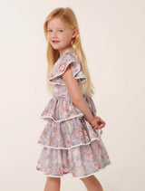 Odette Girls Tiered Mini Dress Forever New