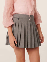 Alberta Teen Pleat Mini Skirt Forever New
