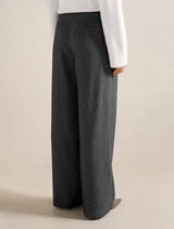 Eden Check Wide Leg Pants Forever New
