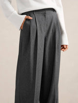 Eden Check Wide Leg Pants Forever New
