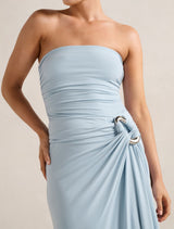 Keely Strapless Jersey Maxi Dress Forever New