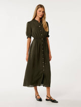 Samara Short Sleeve Midi Dress Forever New