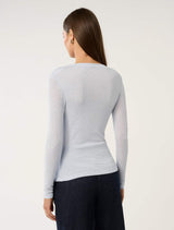 RaeLynn Ruched Wool Blend Top Forever New