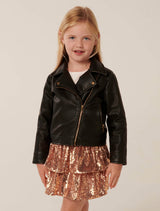 Dominique Girls Biker Jacket Forever New
