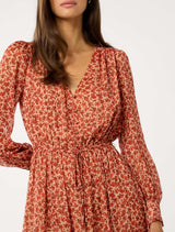 Eve Long Sleeve Midi Dress Forever New