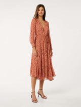 Eve Long Sleeve Midi Dress Forever New