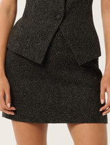 Autumn Boucle Mini Skirt Black Fleck Set Forever New