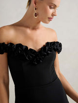 Connie Off Shoulder Ruffle Maxi Dress Forever New