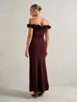 Connie Off Shoulder Ruffle Maxi Dress Forever New