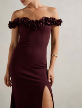 Connie Off Shoulder Ruffle Maxi Dress Forever New