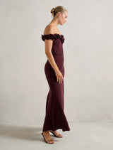 Connie Off Shoulder Ruffle Maxi Dress Forever New