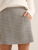 Zoe Texture Mini Skirt Forever New