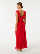 Olive Petite Ruffle Dress Forever New