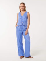 Erin Tie Front Waistcoat Forever New