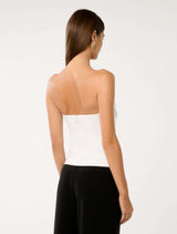 Violetta Twist Crepe Top Forever New