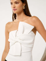 Violetta Twist Crepe Top Forever New